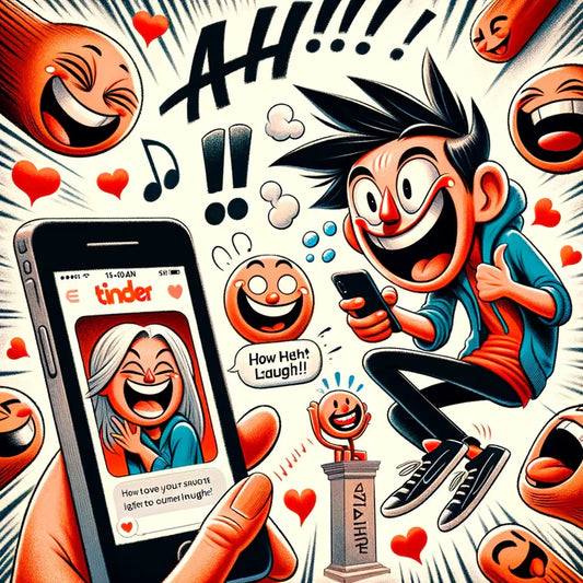 Opanowanie humoru w rozmowie na Tinderze